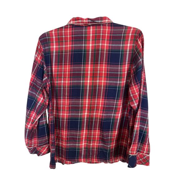 Victoria’s Secret Red Flannel Plaid Pajama Set Size Small Christmas PJs Cozy - Picture 3 of 13